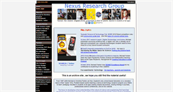 Desktop Screenshot of nexusresearchgroup.com